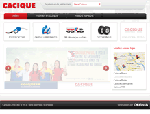 Tablet Screenshot of cacique.srv.br